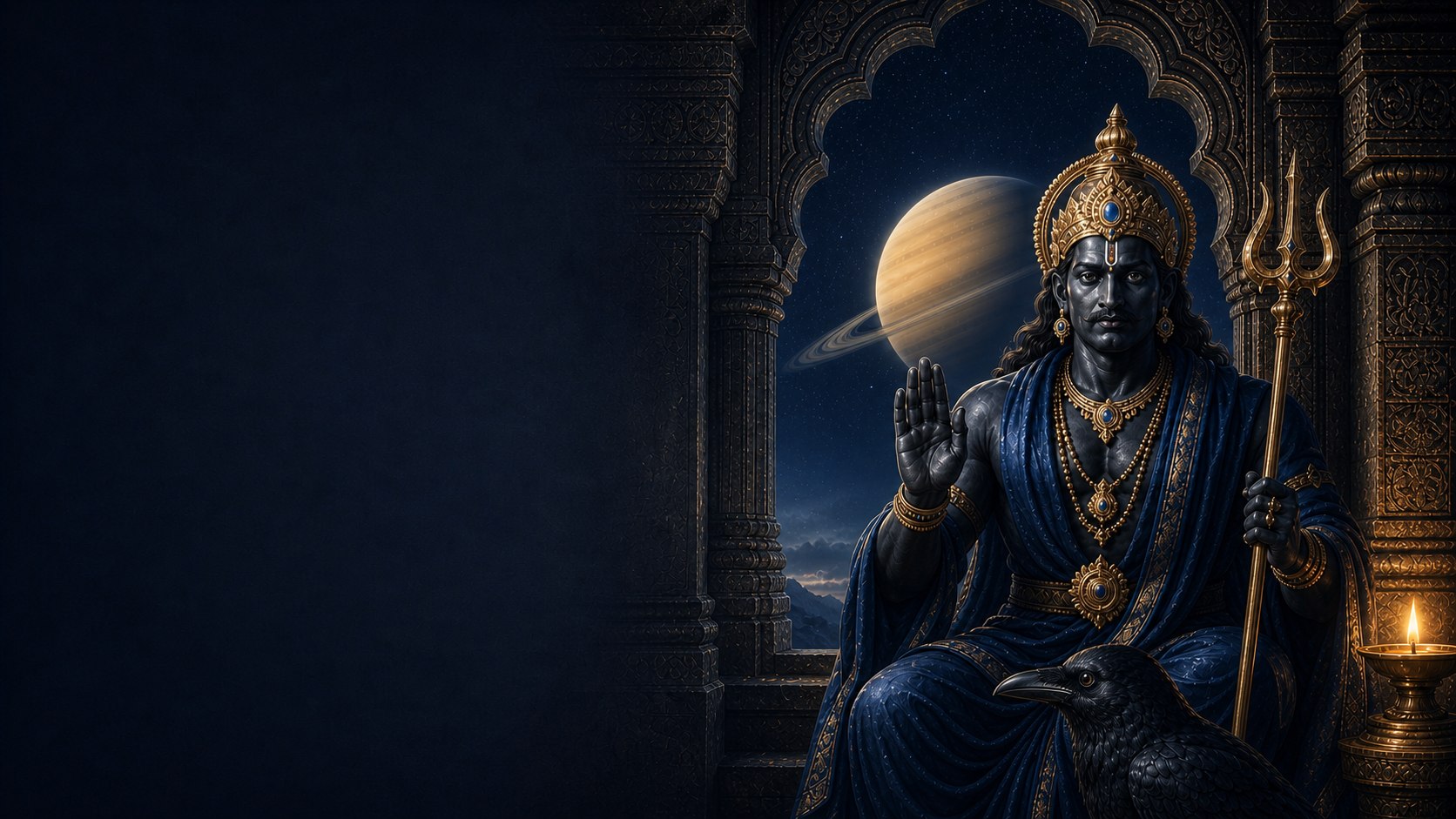 Shani Dev devotional artwork